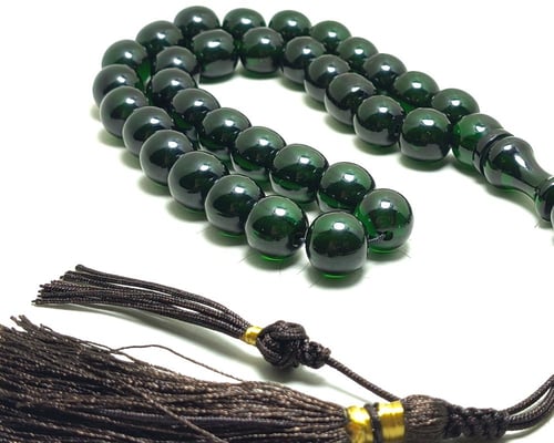 سبحة فاتوران تركي لون "أخضر زمردي"