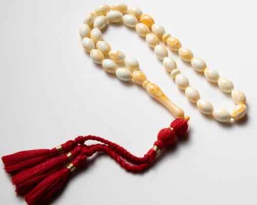 سبحة تراب الكهرمان الكلاسيكي