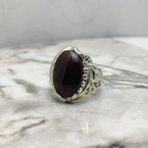 خاتم عقيق يماني كبدي