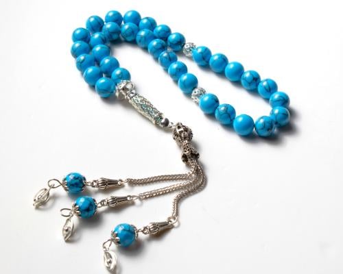 سبحة فيروز معرق 33 حبة