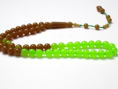 سبحة بكلايت حرارية باللون الجملي 51 حبة