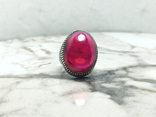 خاتم ياقوت ايراني راهي جدا