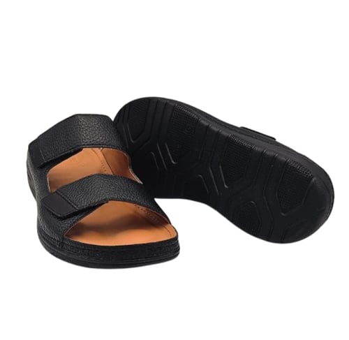 نعال إيطالي فاخر - طبي أسود