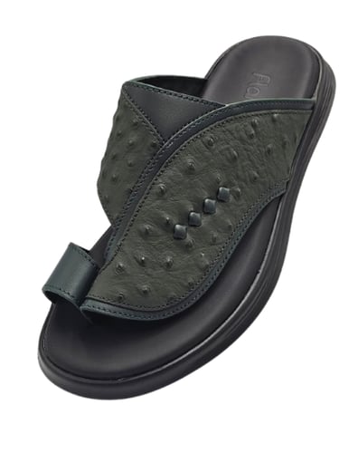 نعال إيطالي تقنية سويسري طبي - زيتي طبعة النعام