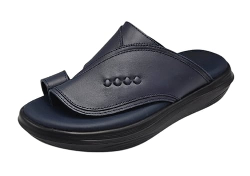 نعال إيطالي تقنية سويسري طبي - كحلي أرضية كحلي