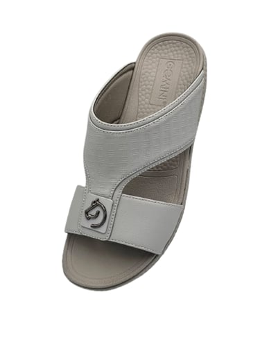 نعال خليجي فاخر - طبي رمادي