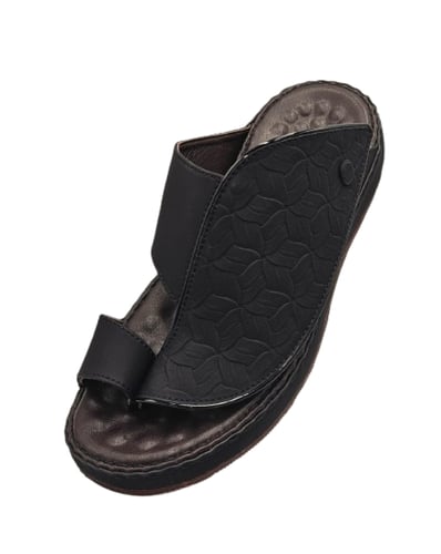 نعال إيطالي فاخر طبي - أسود