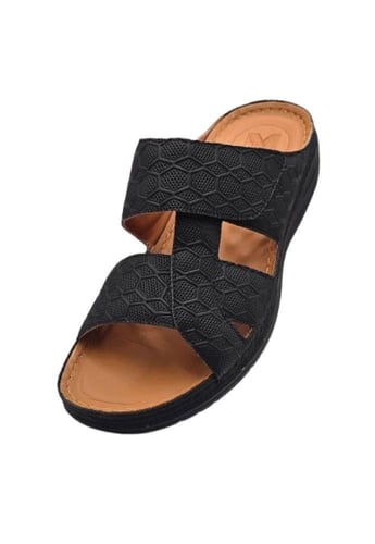 نعال إيطالي فاخر - طبي أسود