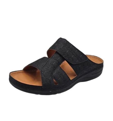 نعال إيطالي فاخر - طبي أسود