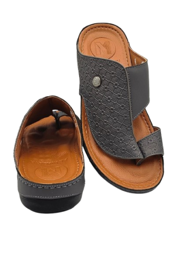 نعال خليجي إيطالي - طبي رمادي