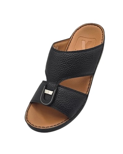 نعال إيطالي فاخر - طبي أسود