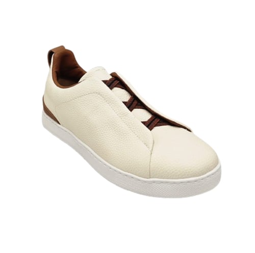 حذاء كاجوال جلد - أوف وايت