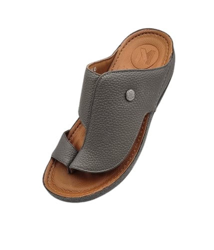 نعال ايطالي خليجي - طبي رمادي