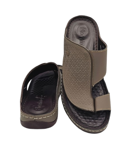 نعال إيطالي فاخر - طبي بيج غامق