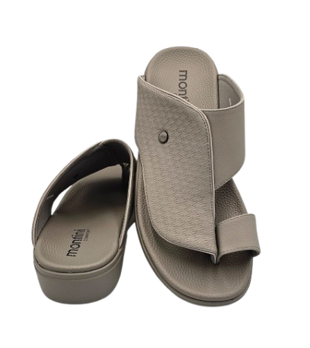 نعال خليجي فاخر - طبي رمادي