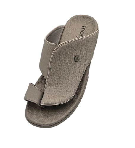 نعال خليجي فاخر - طبي رمادي