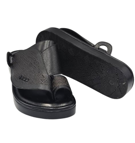 نعل شرقي طبي طبعة ليزر -أسود