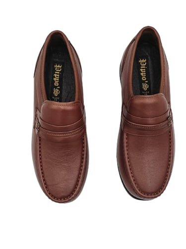 حذاء طبي إيطالي - اللون بني فاتح