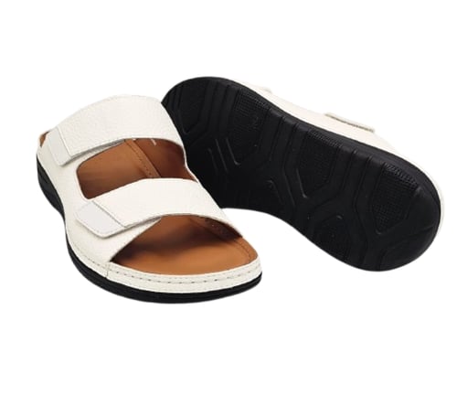 نعال إيطالي فاخر - طبي أبيض