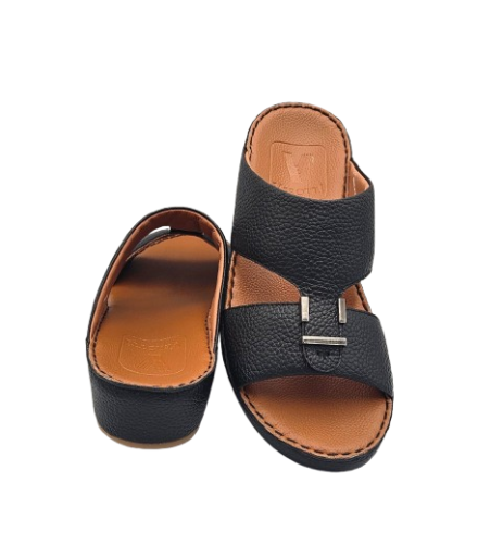 نعال إيطالي فاخر - طبي أسود