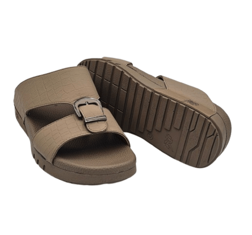 نعال خليجي فاخر - طبي بيج غامق