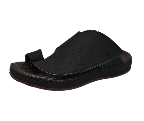 نعال إيطالي فاخر طبي - أسود