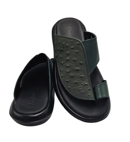 نعال إيطالي تقنية سويسري طبي - زيتي طبعة النعام (...