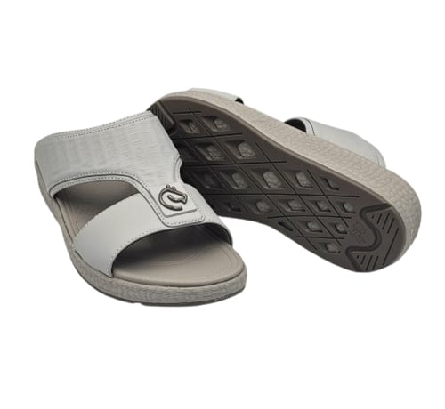 نعال خليجي فاخر - طبي رمادي