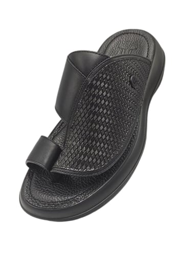 نعال إيطالي تقنية سويسري طبي - طبعة الثعبان - أسود