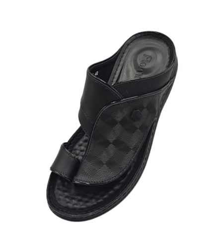 نعال إيطالي فاخر - طبي أسود