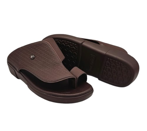 نعال خليجي فاخر - طبي بني غامق