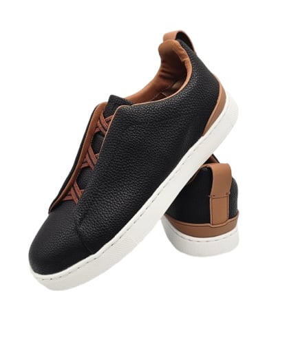 حذاء كاجوال جلد - أسود