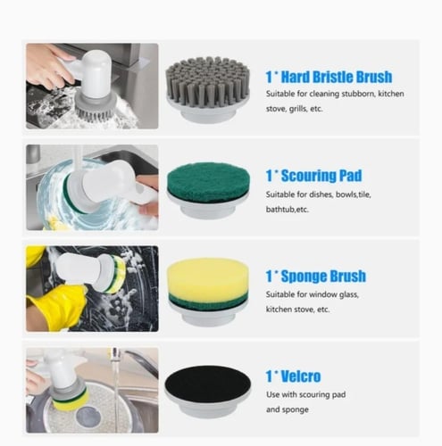 فرشاة تنظيف كهربائية محمولة – شحن Type-C