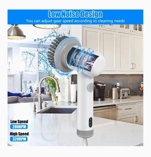 فرشاة تنظيف كهربائية محمولة – شحن Type-C