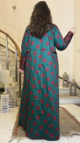 جلابيه من القطن على حرير المشجر