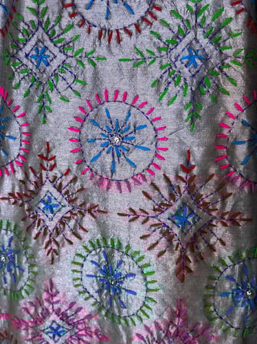 جلابية لينن و الشامواه الحرير #56