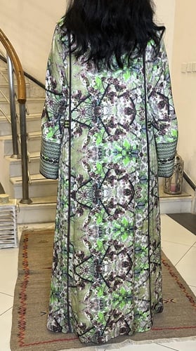 DB013. جلابيه من الحرير المشجر