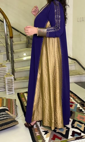 جلابية من الكريب الناعم والحرير #191