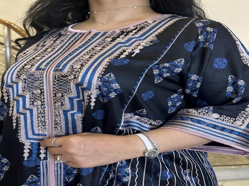 جلابيه من القطن المشجر