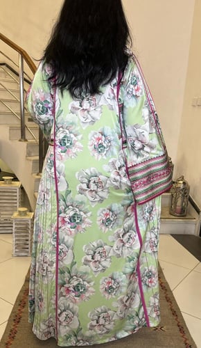 جلابيه من الحرير المشجر