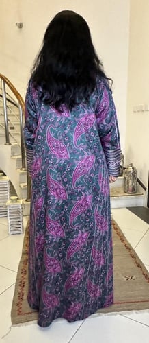 جلابيه من القطن الحرير الناعم المشجر ‏