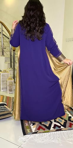 جلابية من الكريب الناعم والحرير #191