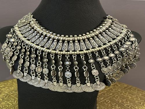 عقد بديل الفضه طويل