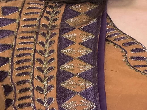 طقم راقي من الحرير المغسول الفرنسي مكون من بنطلون...