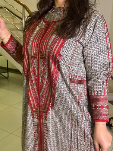 جلابية قطن مشجر #161