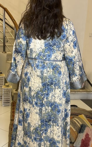 DB007. جلابيه قطن حرير مشجر