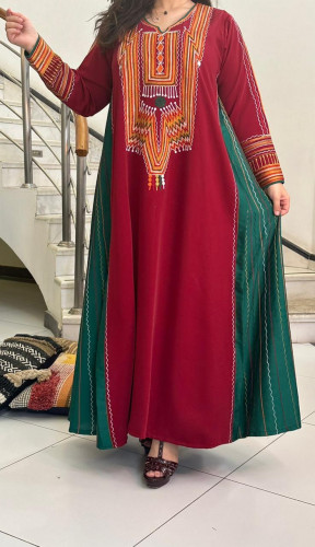 جلابية من الكريب و الحرير #169