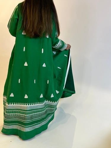 عباية مع ثوب داخلي ( كولكشن اليوم الوطني ) #203