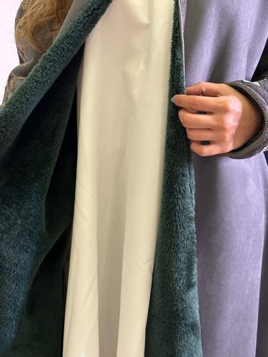 عباءة شتوية مبطنة بالفرو #29