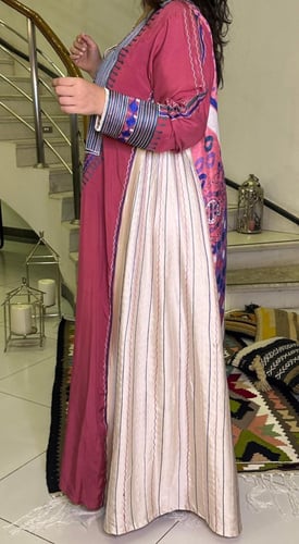 جلابية من الحرير والقطن #189